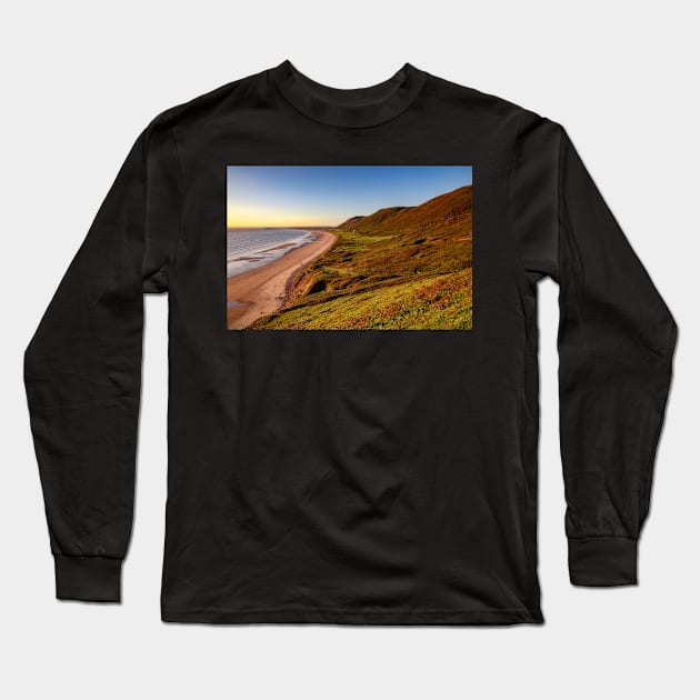 Rhossili Bay Long Sleeve T-Shirt by dasantillo